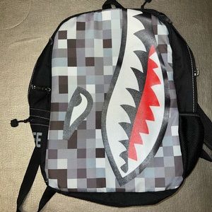 Mojo Life Shark School Backpack School Bag Travel Bag made in New York